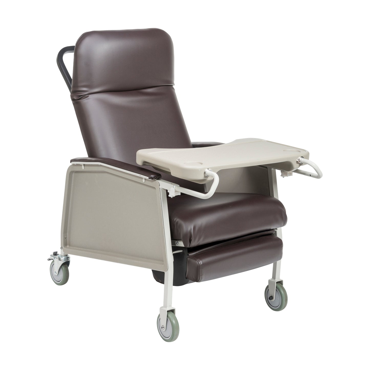 3 Position Heavy Duty Bariatric Geri Chair Recliner, Chocolate