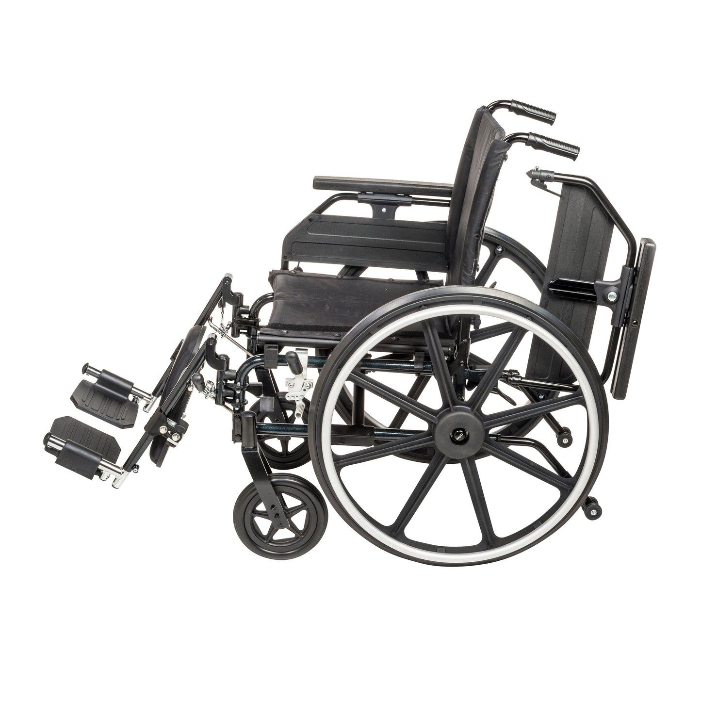 Viper Plus GT Wheelchair with Universal Armrests, Elevating Legrests, 22" Seat