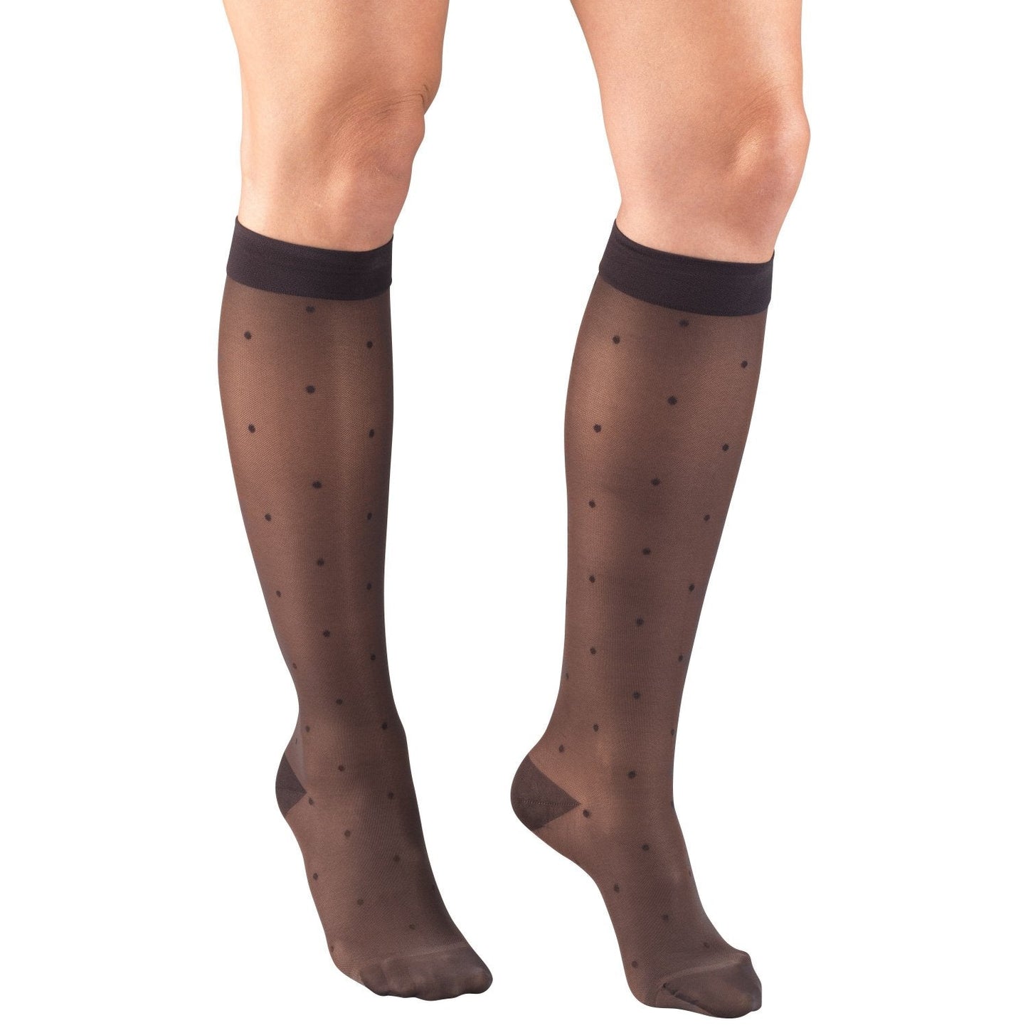 Ladies' Pattern Sheer Knee High Closed