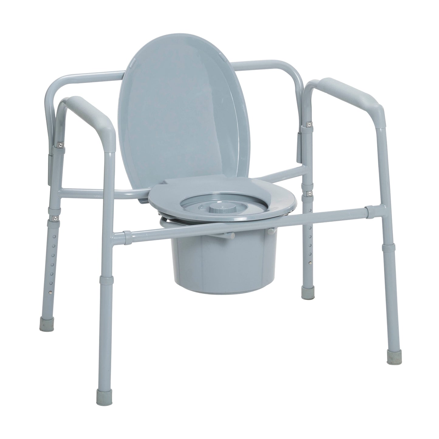 Heavy Duty Bariatric Folding Bedside Commode Chair